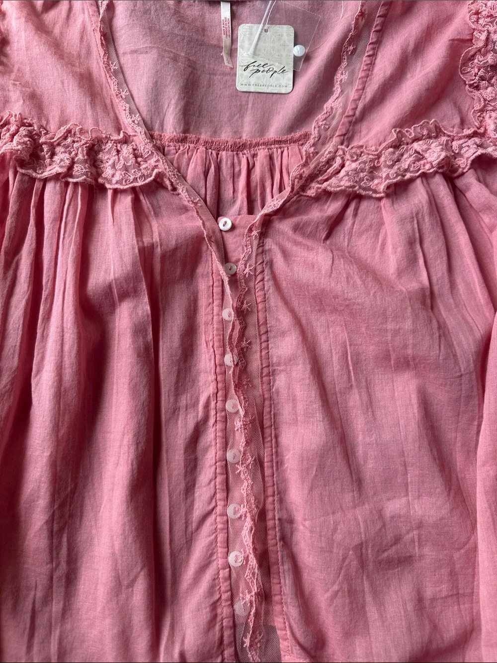 Free people cotton cardigan Luna top